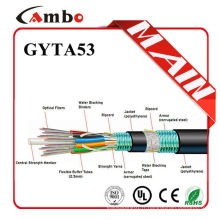 Câbles à fibre optique SM / MM multiproduits en acier à prix réduit Câble à fibre optique à 1 km